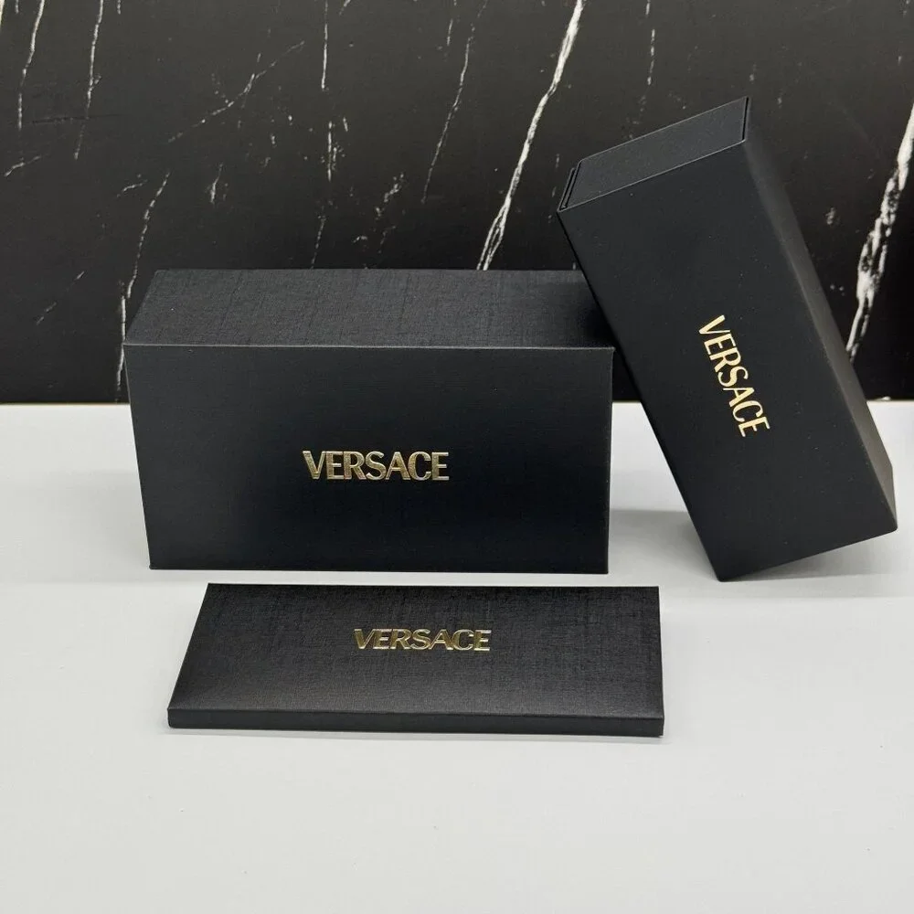 NEW VERSACE VE2283 1002/87 GOLD GREY UNISEX SUNGLASSES VERSACE VE2283 100287